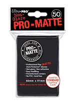 Ultra Pro Card Sleeves - Pro Matte: Black (50 Pack)
