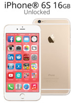 iPhone® 6S 16GB - Gold (Refurbished by EB Games) (preowned)