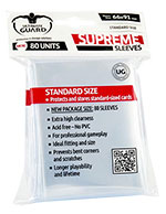 Ultimate Guard - Supreme Sleeves Standard Size Clear (80 Pack)