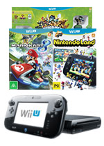Nintendo Wii U Premium Console + 3 Games