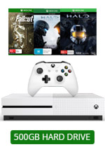500GB Xbox One S Console + 3 Games