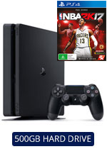 New-Look 500GB PlayStation 4 Console + NBA 2K17