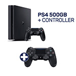 New-Look PlayStation 4 500GB Black Console + Extra Controller